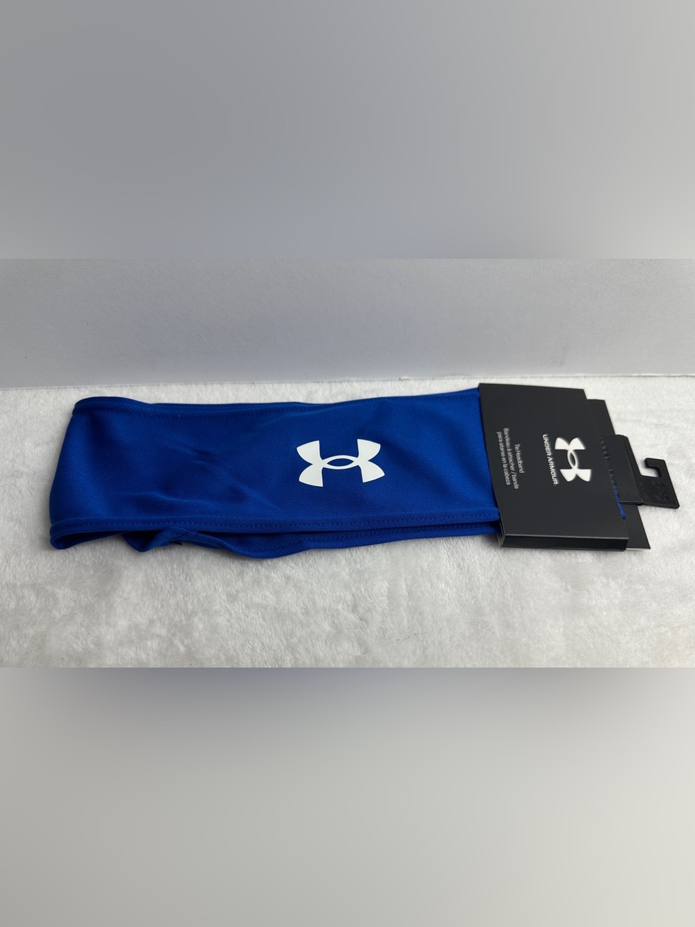 Under Armour Tie Headband Blue New